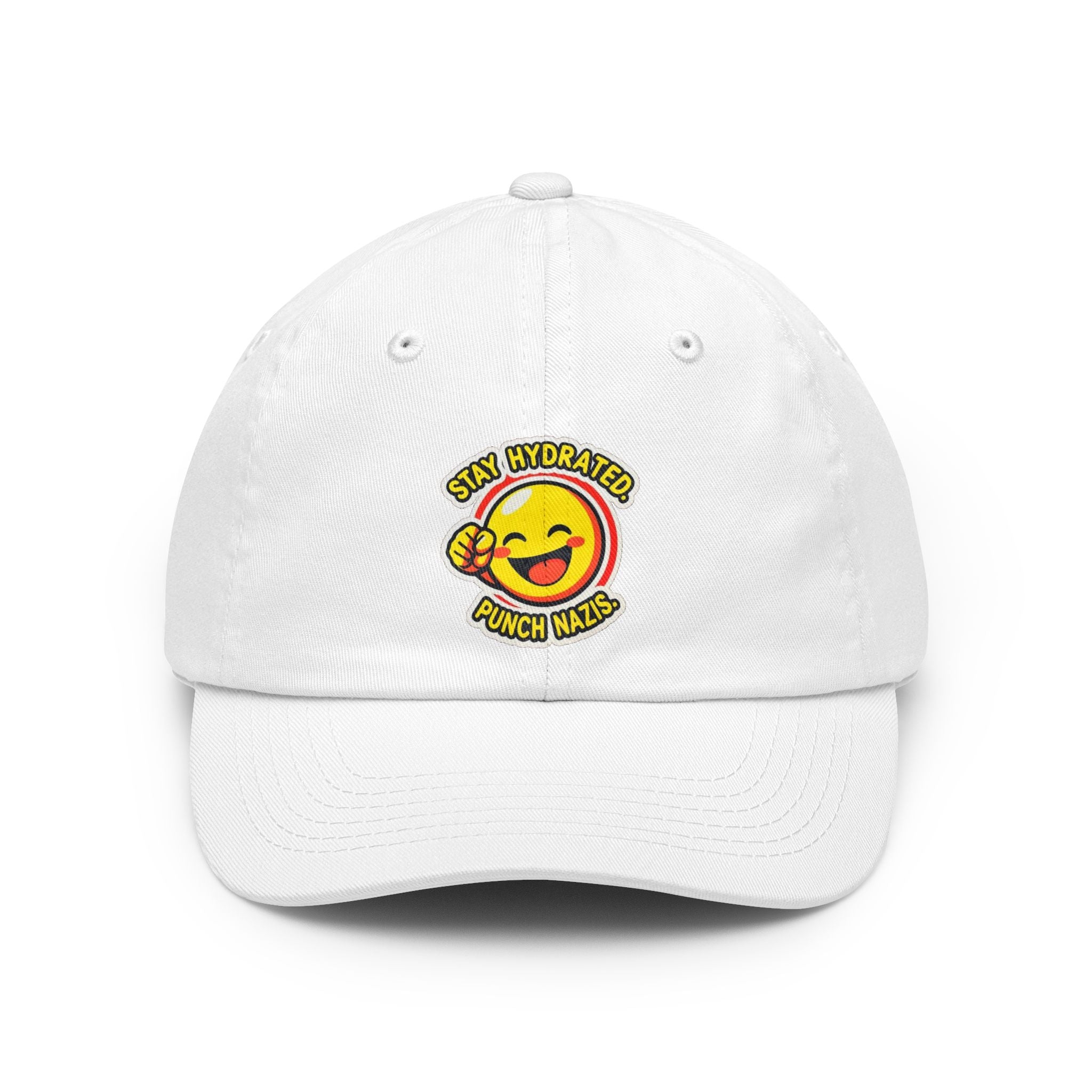 "Stay Hydrated Punch Nazis" Smiley Cap