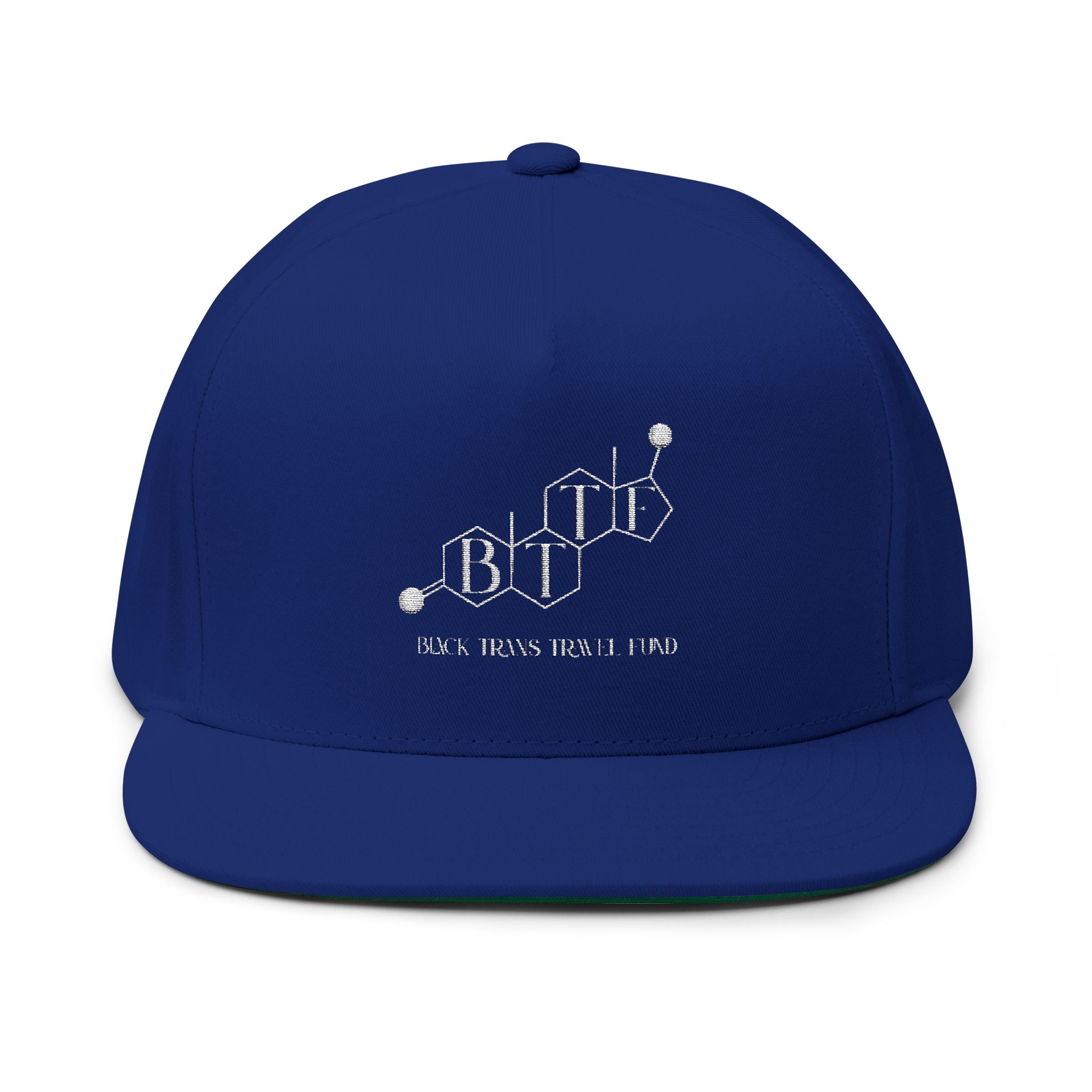 BTTF - Black Trans Travel Fund Embroidered Logo Flat Bill Cap