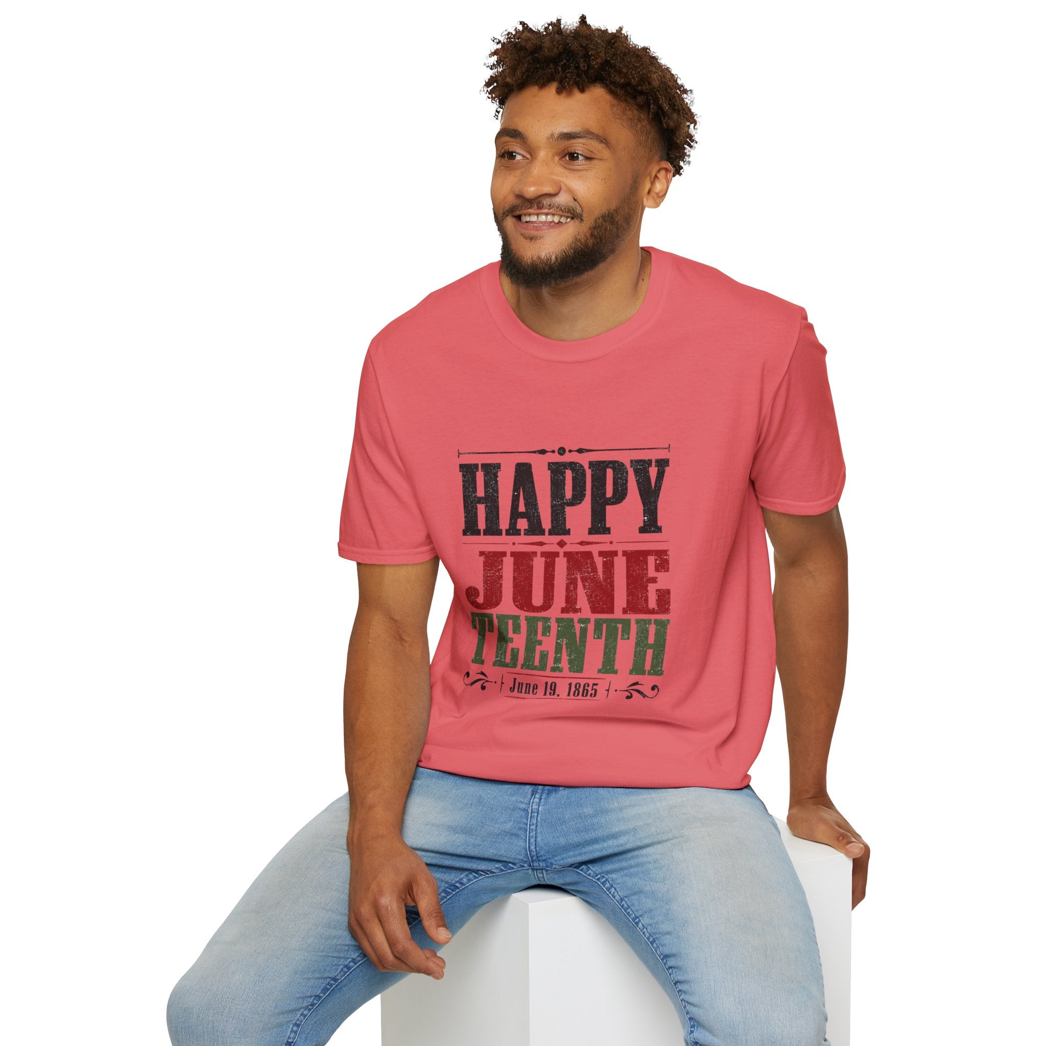 Juneteenth T-Shirt — "Happy Juneteenth" Celebration Tee