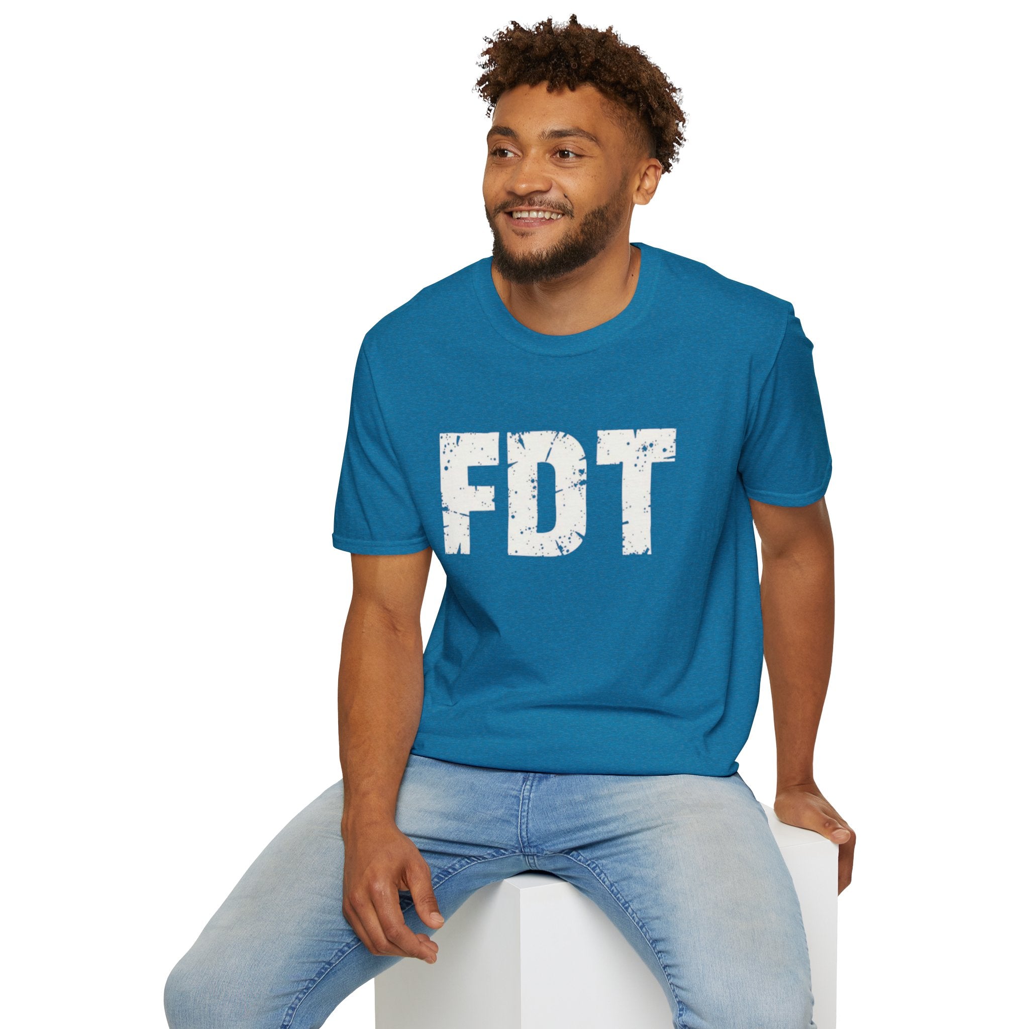 FDT Political Protest Distressed Graphic T-Shirt