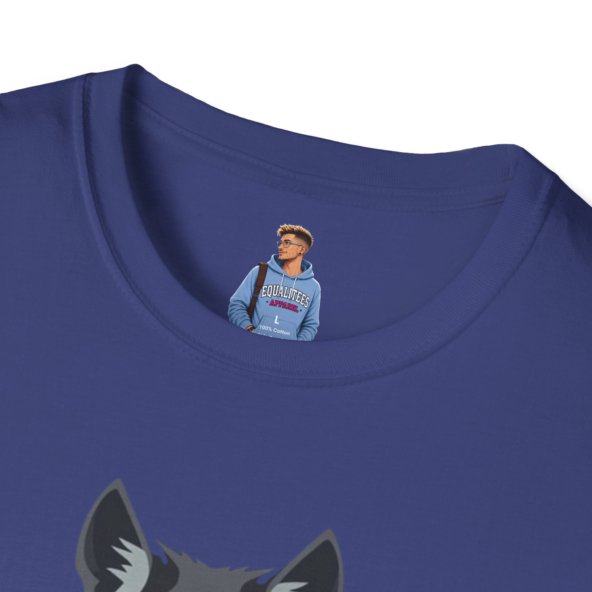 Mystical Wolf Design Unisex Softstyle T-shirt