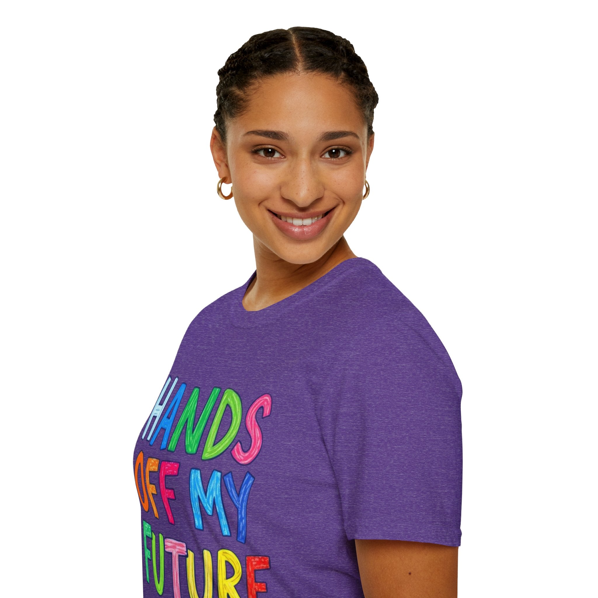 HANDS OFF MY FUTURE Political Statement T-Shirt