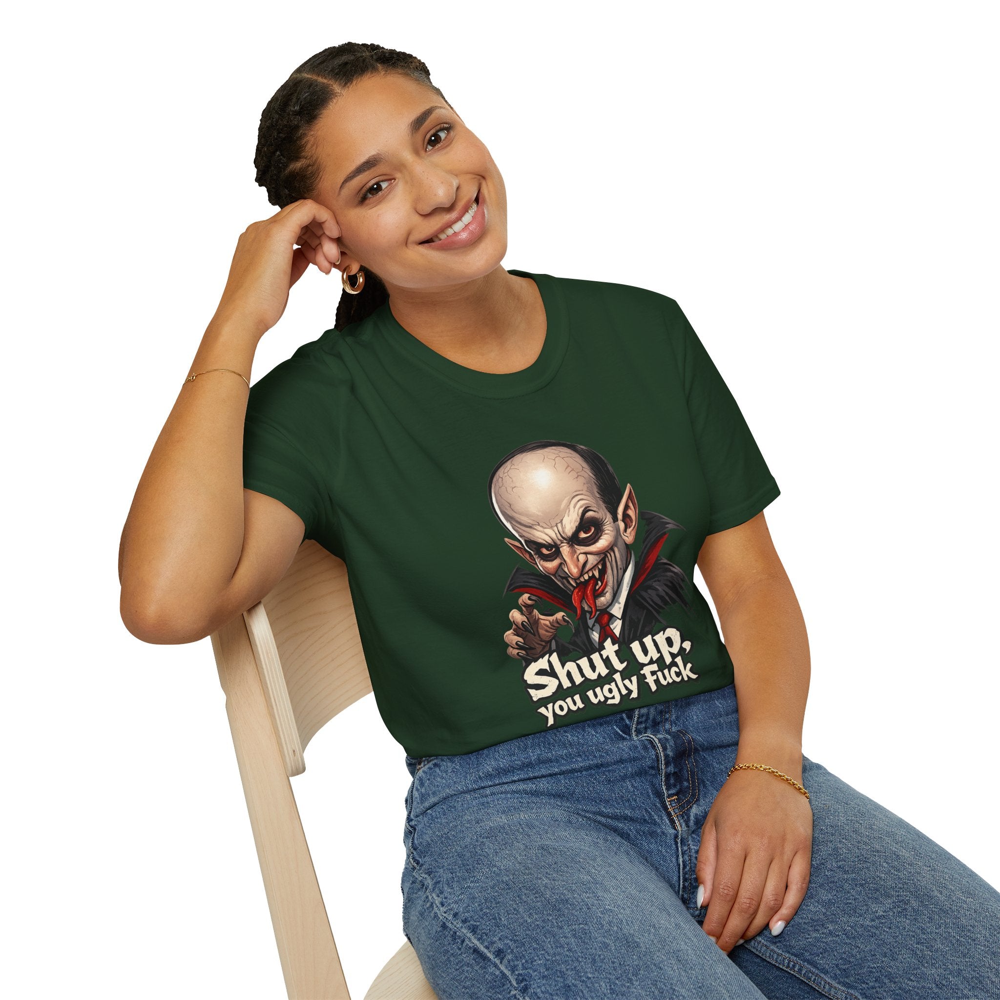“Shut up, you ugly fuck” Funny graphic tee