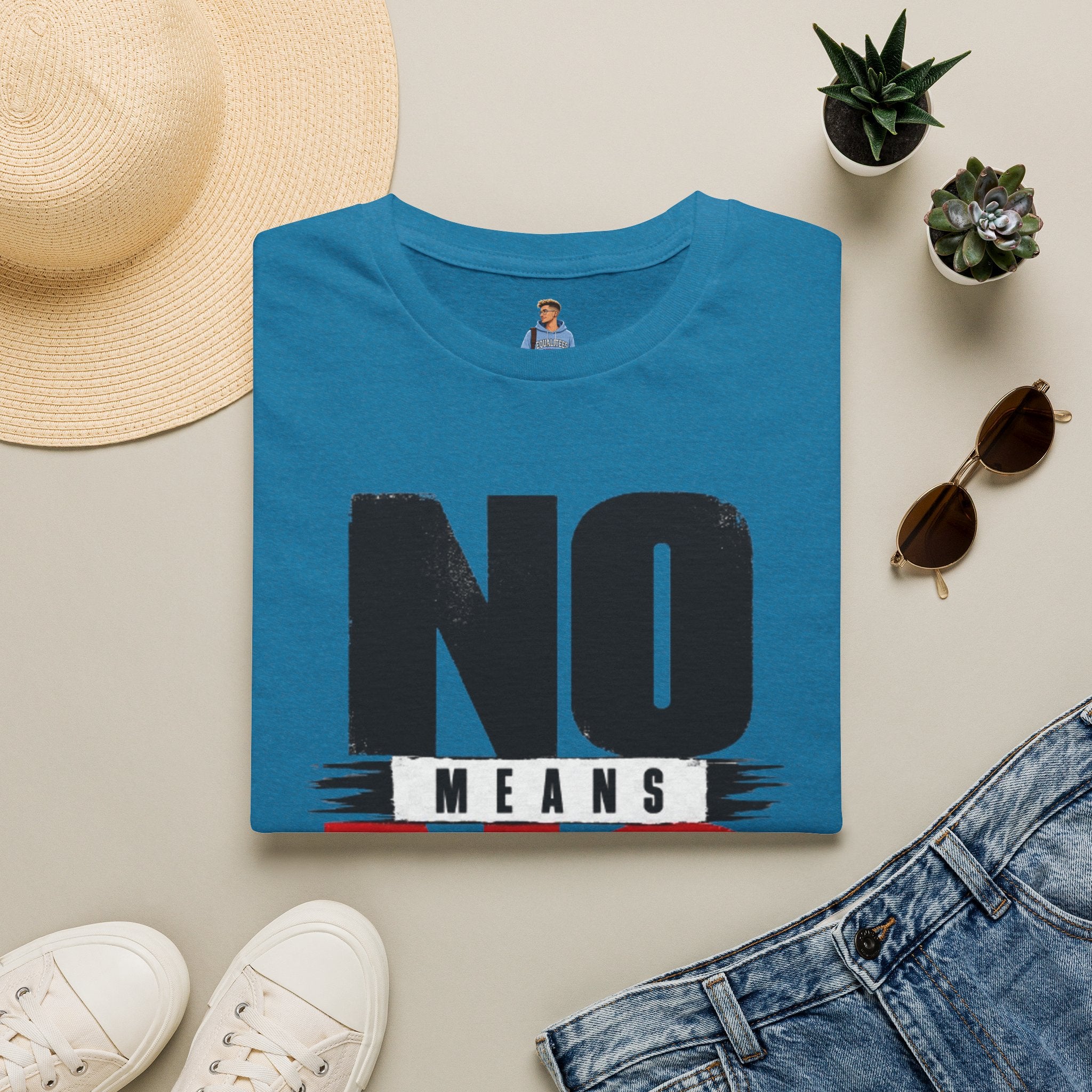 NO Means NO T-Shirt — Consent Awareness Graphic Tee