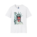 Resist - Patriotic Statue of Liberty T-Shirt - Unisex Softstyle Tee
