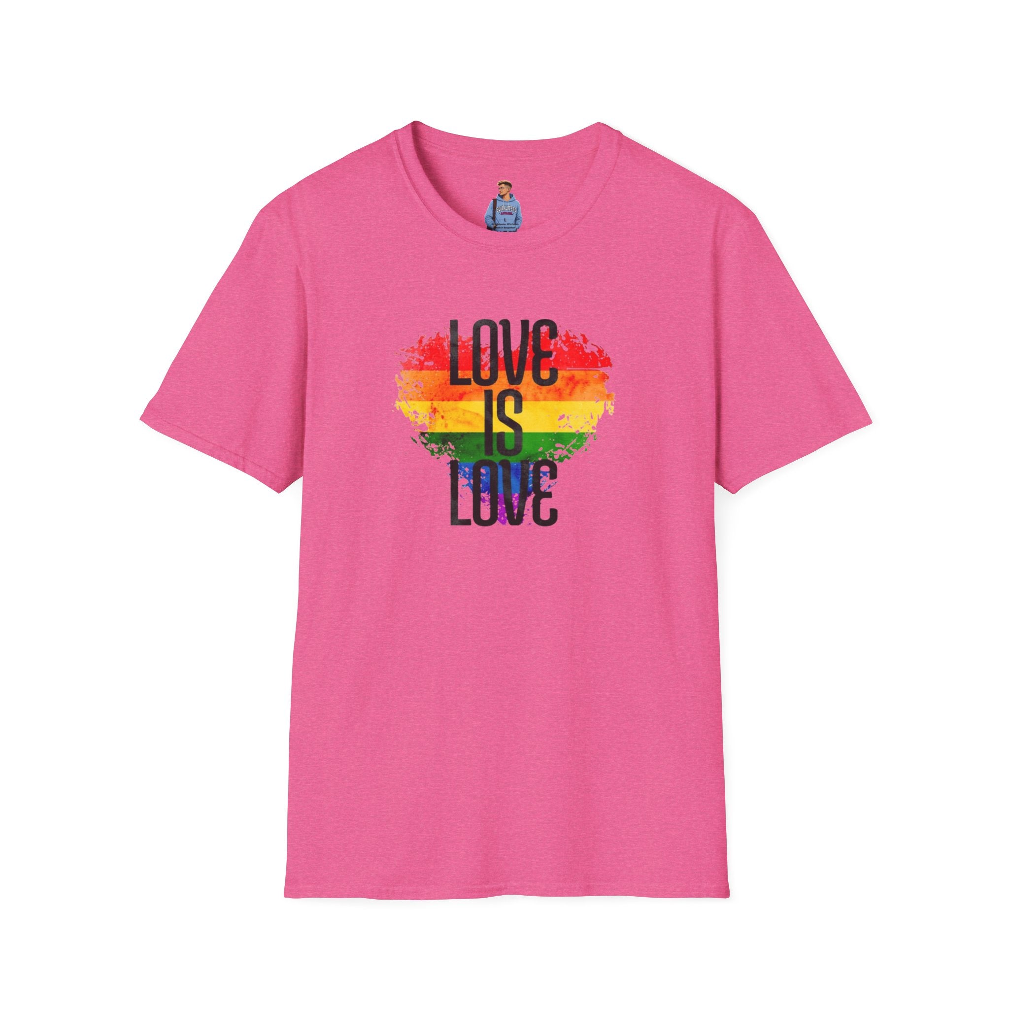 Pride Love Is Love Unisex Softstyle T-Shirt