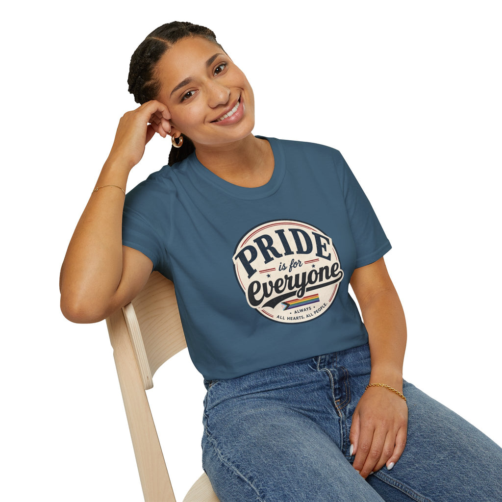 Pride Is for Everyone T-Shirt — Inclusive Retro Pride Tee