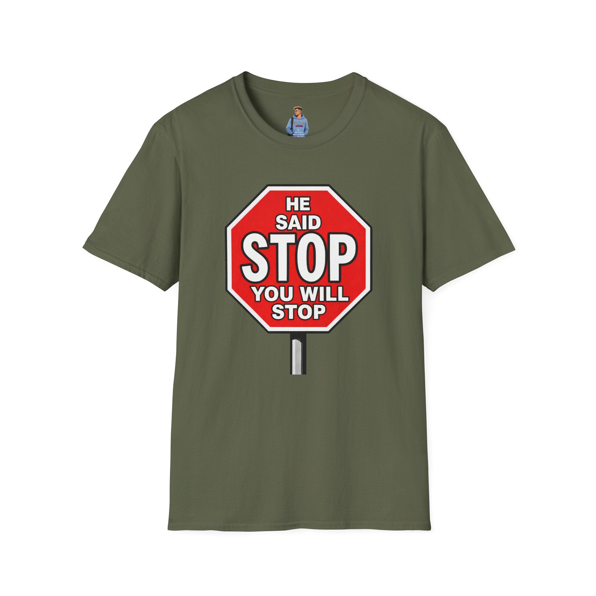 He Said Stop T-Shirt - Consent Awareness