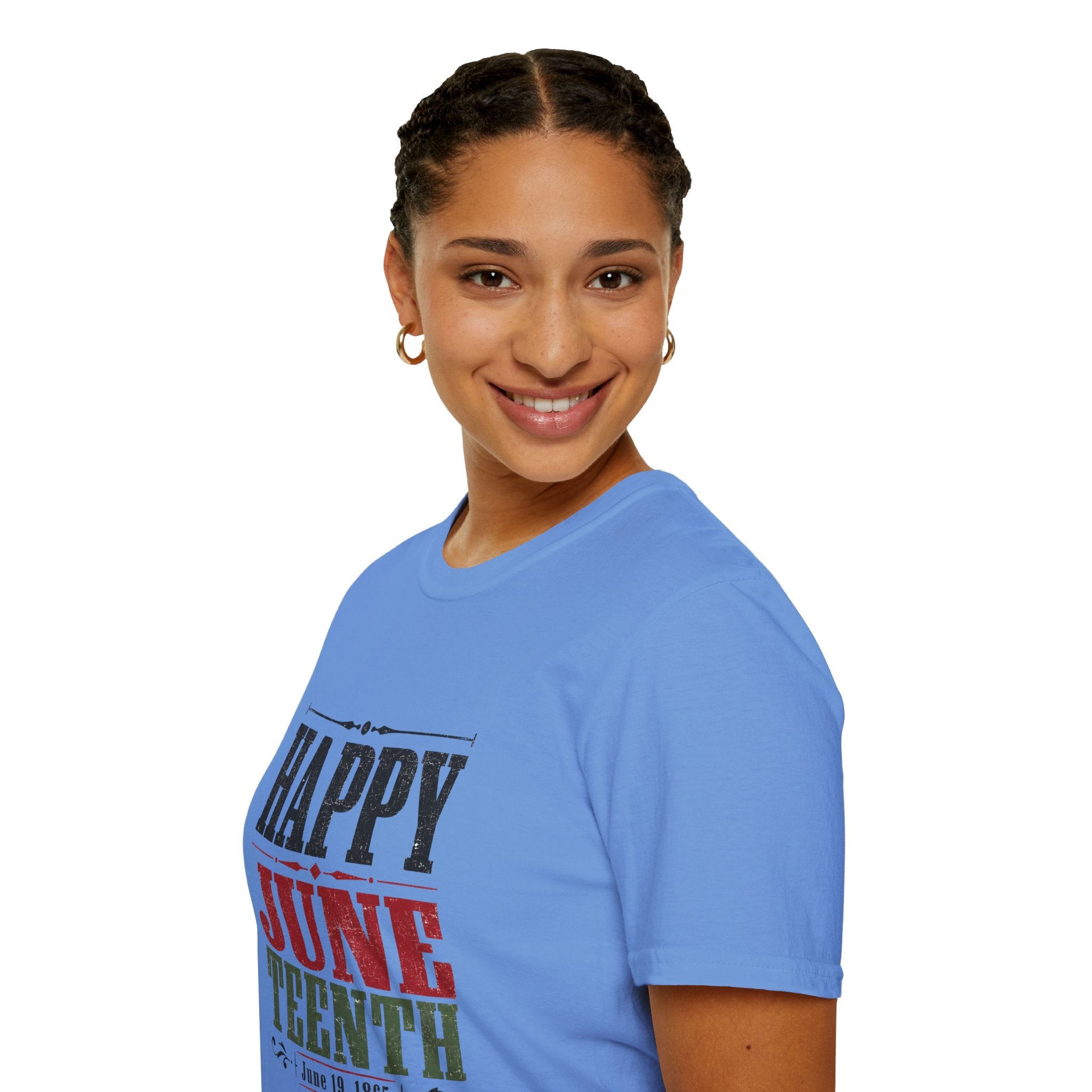 Juneteenth T-Shirt — "Happy Juneteenth" Celebration Tee