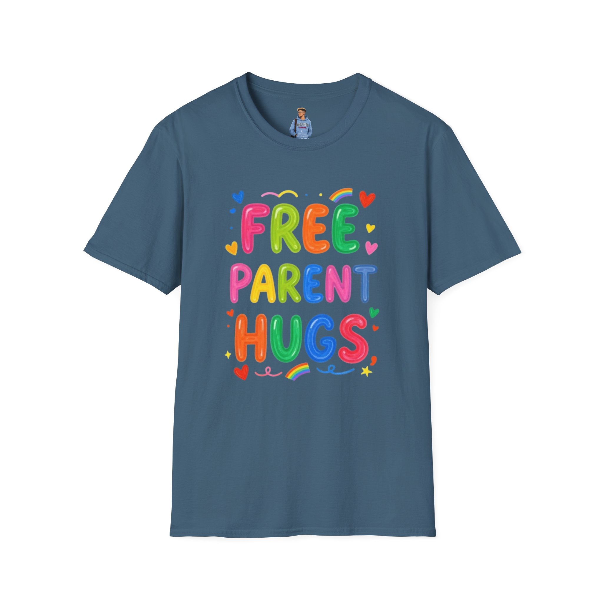 Free Parent Hugs Affirming T-Shirt