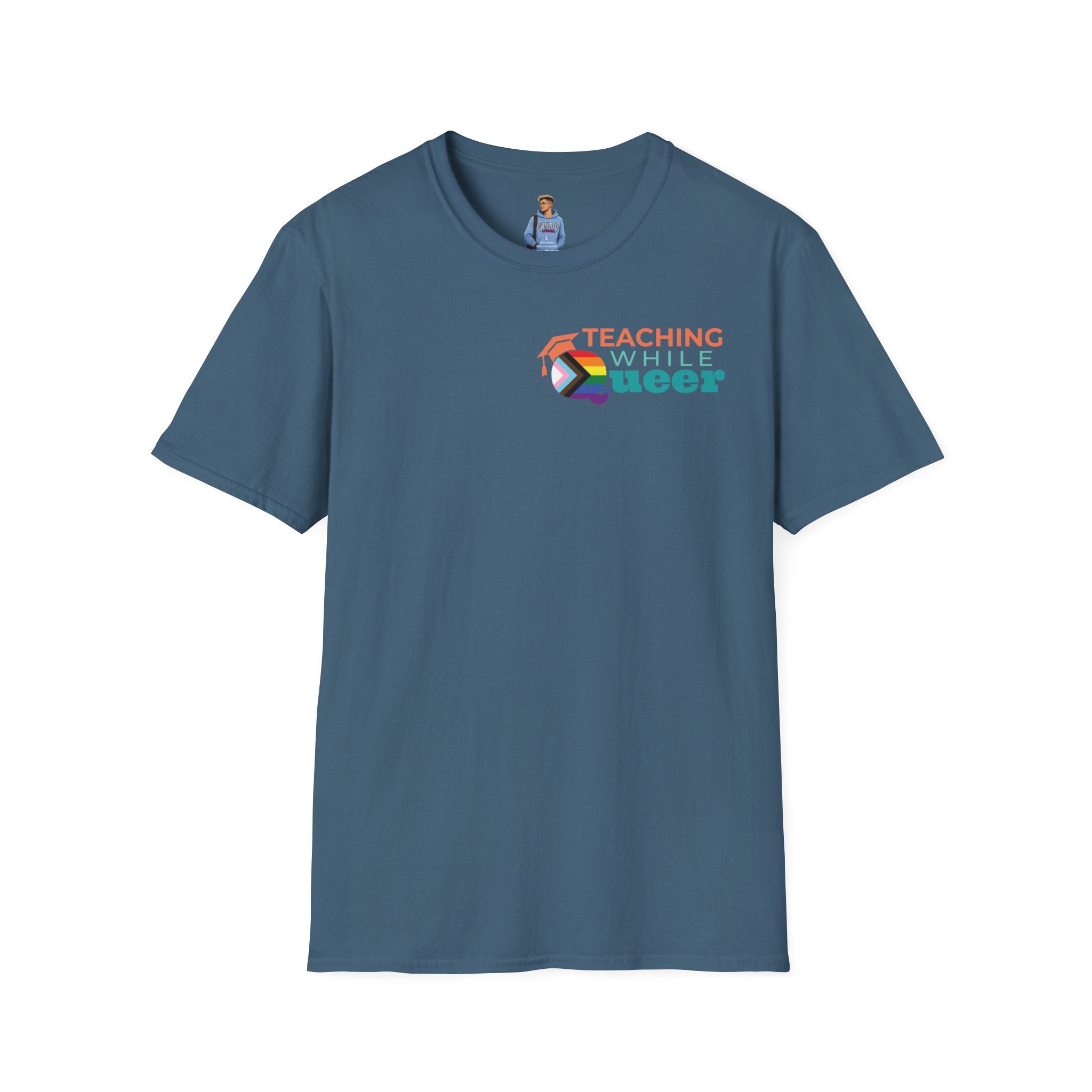 TWQ - Teaching While Queer Unisex Softstyle Logo T-shirt