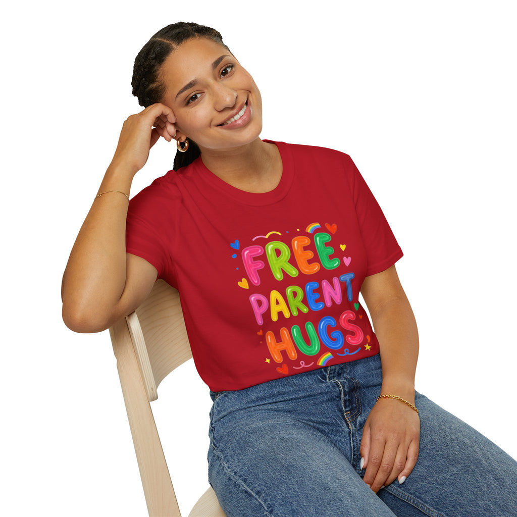 Free Parent Hugs Affirming T-Shirt