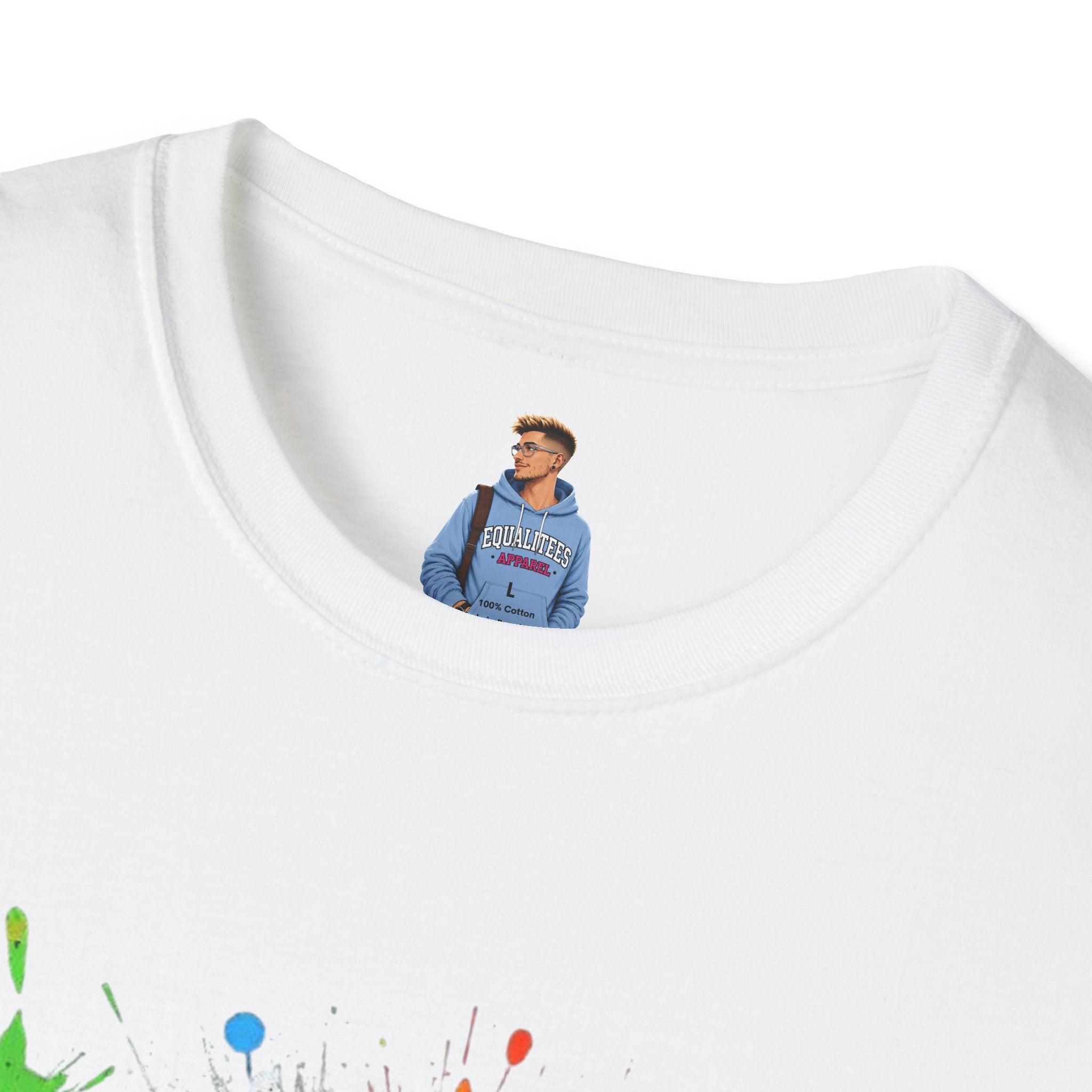 Bold Rainbow WTF Color Splash T-Shirt
