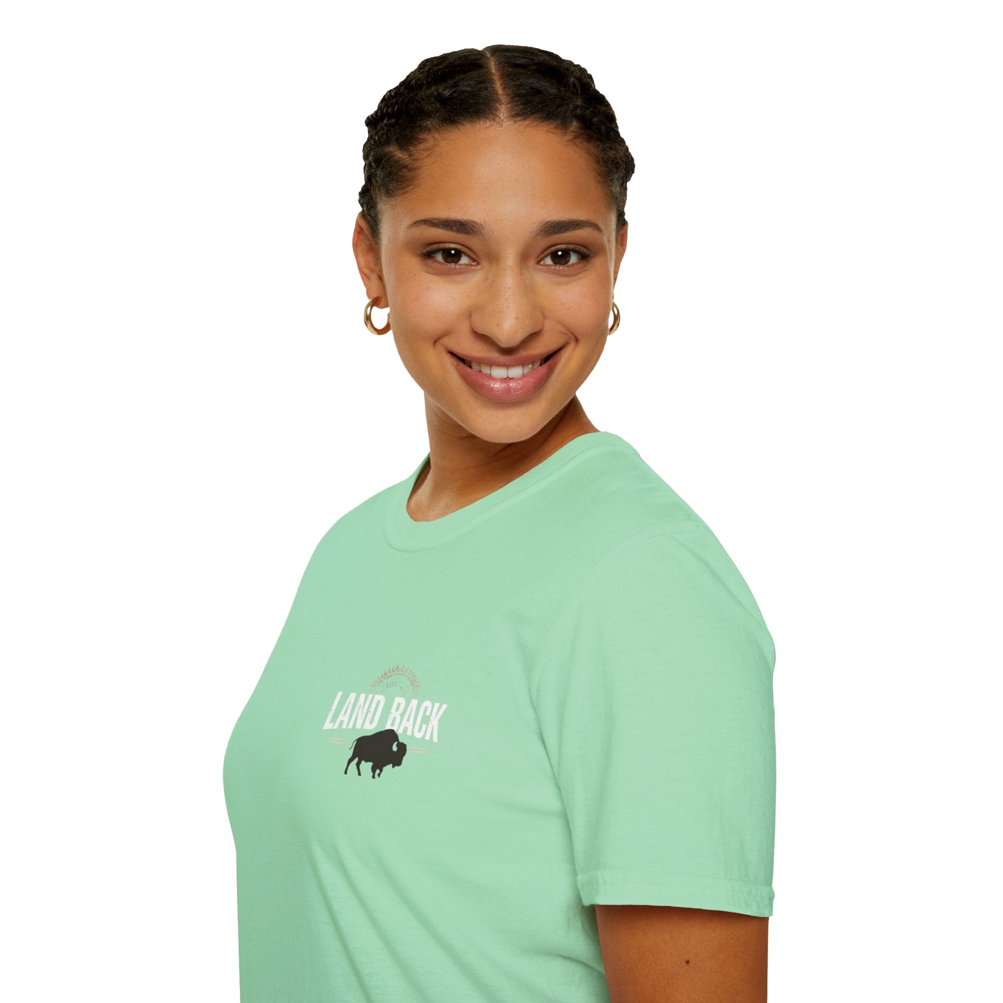 'Land Back' Unisex Softstyle T-shirt