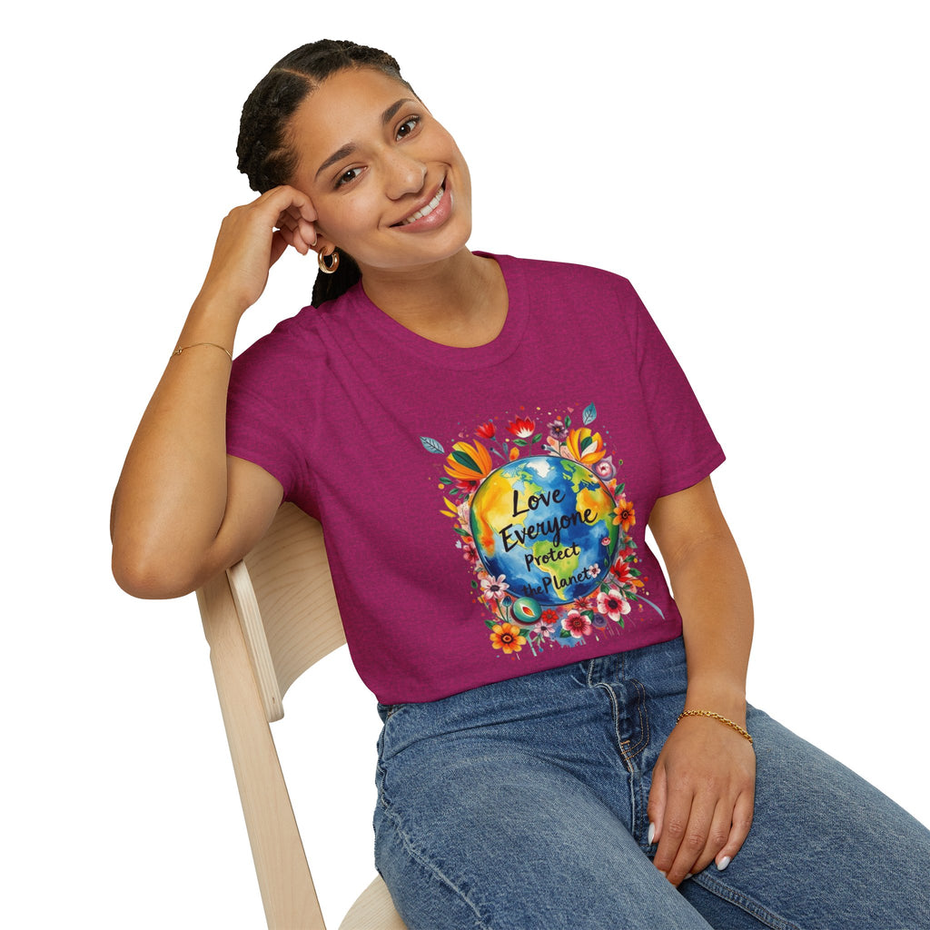 Love Everyone Protect The Planet T-Shirt