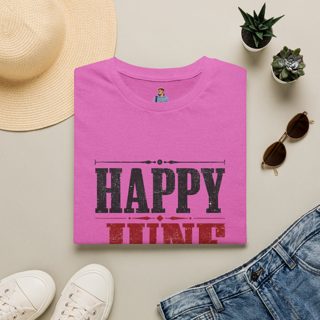 Juneteenth T-Shirt — "Happy Juneteenth" Celebration Tee