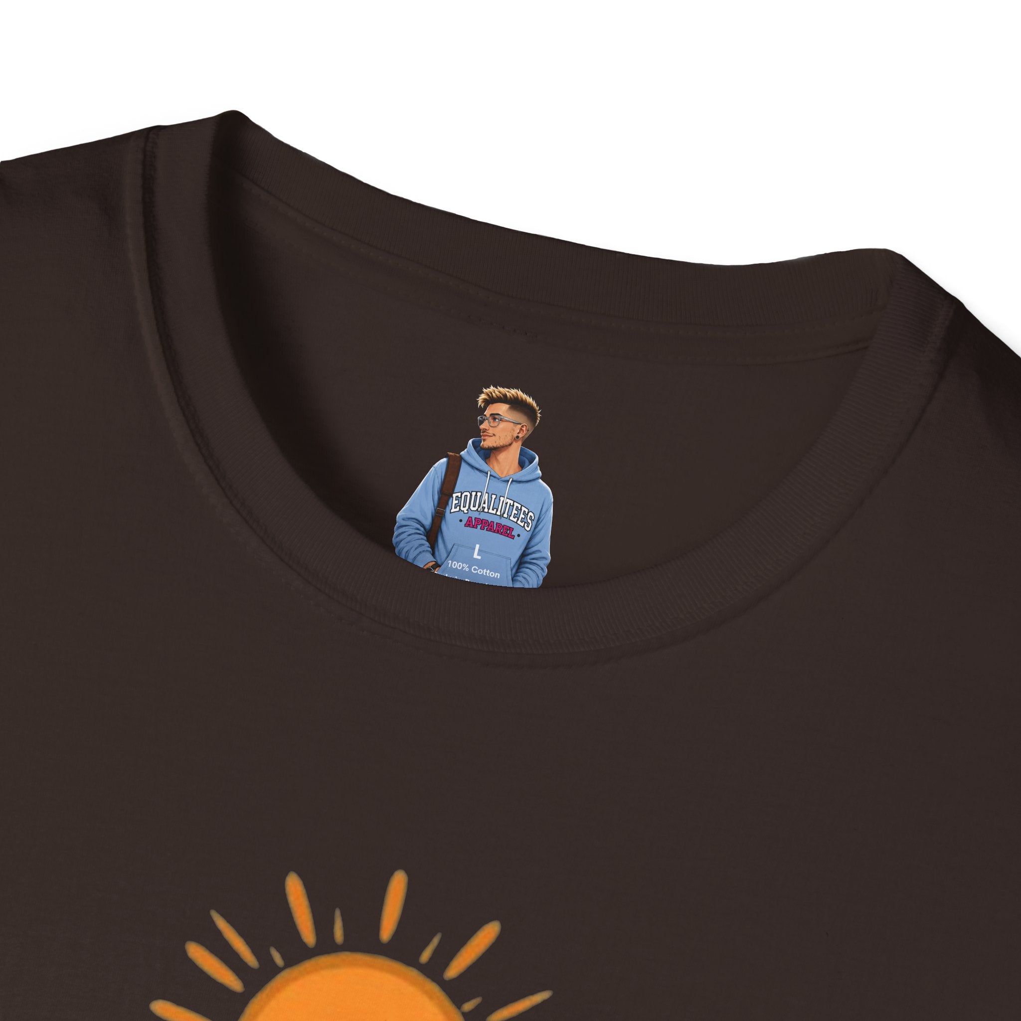 Mountain Scene Unisex Softstyle T-shirt