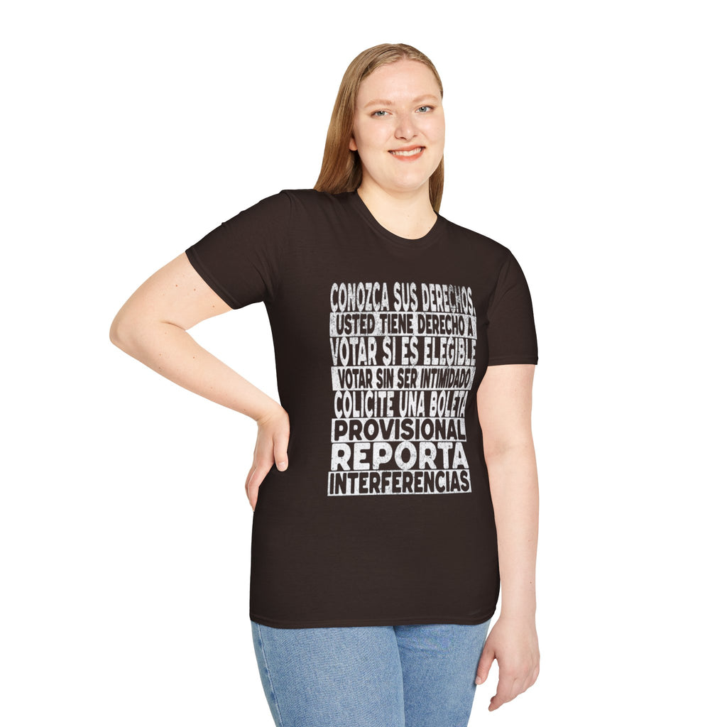 Know Your Voting Rights Spanish T-Shirt