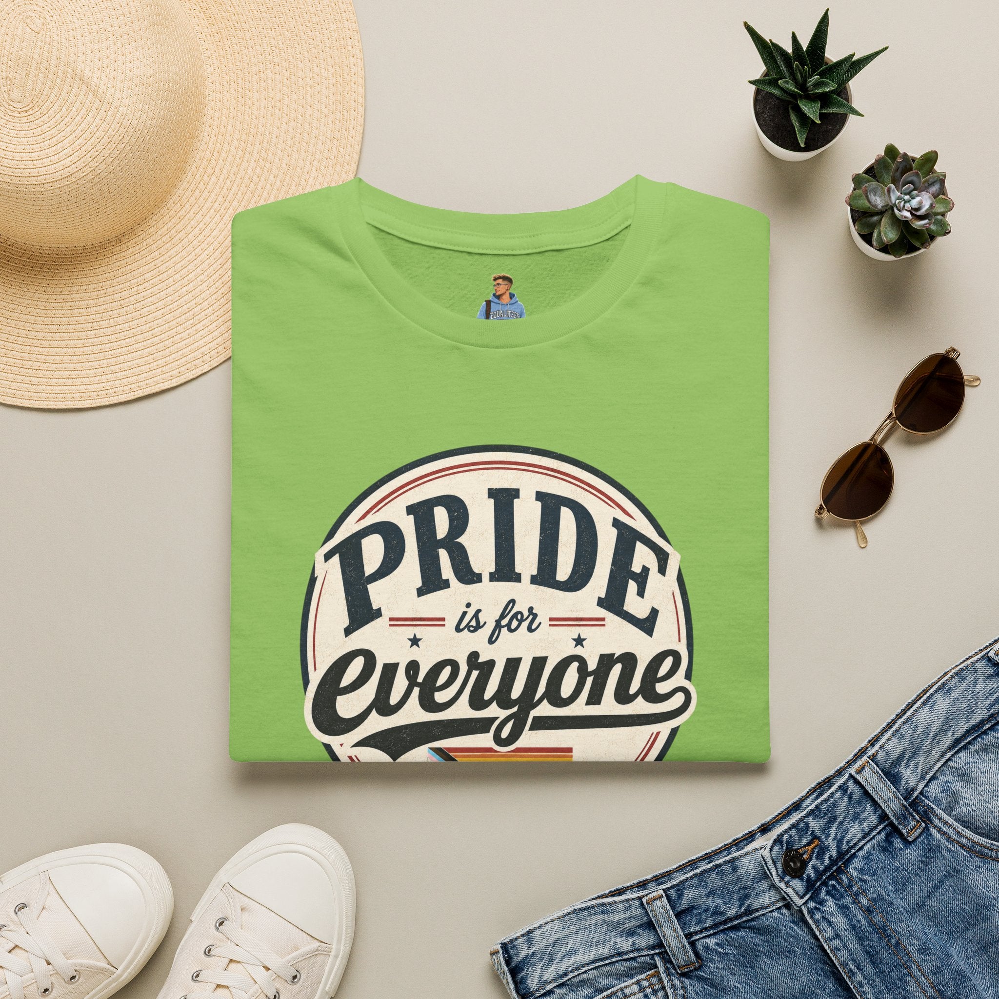 Pride Is for Everyone T-Shirt — Inclusive Retro Pride Tee