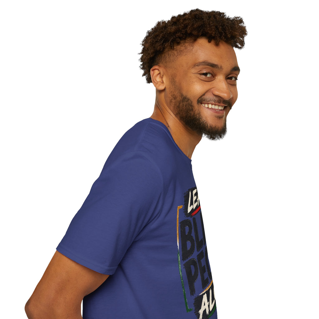 T-Shirt — "Leave Black People Alone" Social Justice Statement Tee