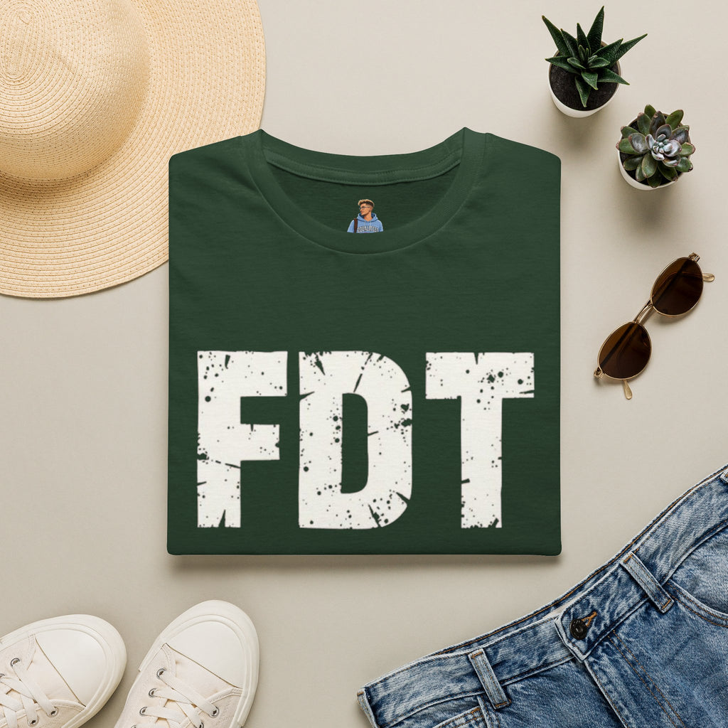 FDT Political Protest Distressed Graphic T-Shirt