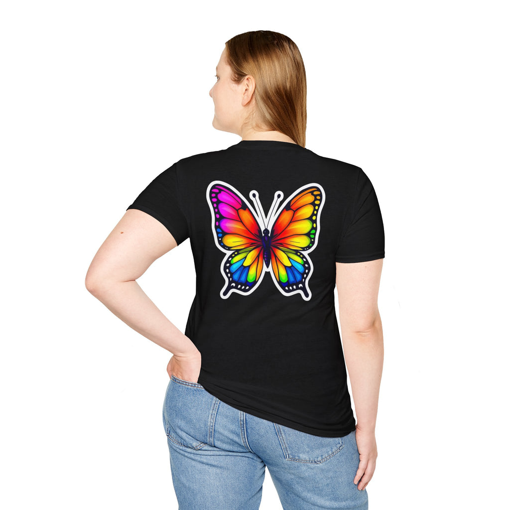 Rainbow Butterfly Cocoon Pride T-Shirt