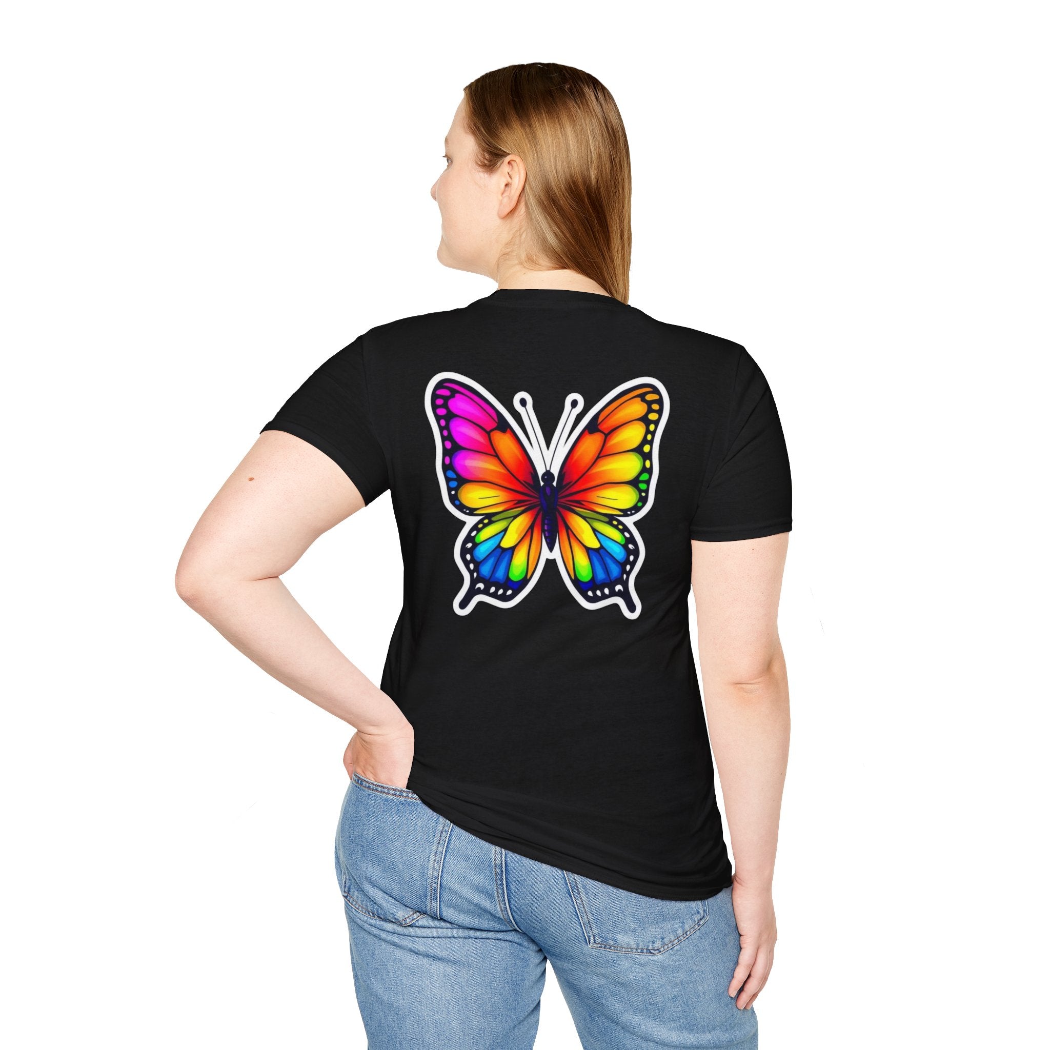 Rainbow Butterfly Cocoon Pride T-Shirt