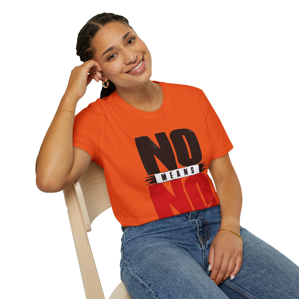 NO Means NO T-Shirt — Consent Awareness Graphic Tee