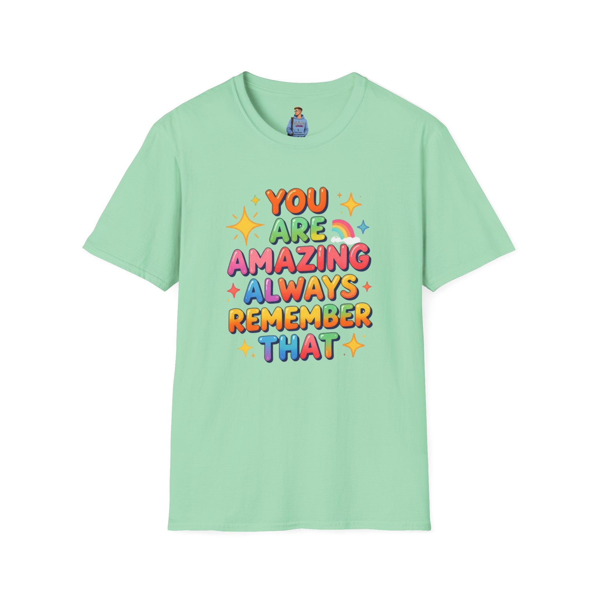 You Are Amazing T-Shirt — Colorful Inspirational Graphic Tee
