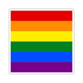 Die-Cut Stickers - Rainbow Flag - EqualiTees.Me