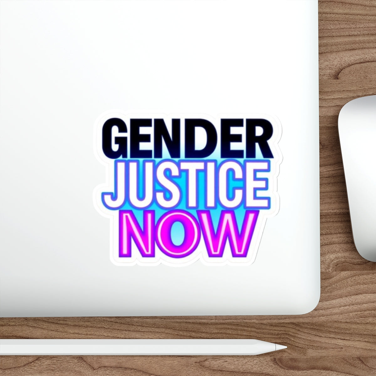 Die-Cut Stickers - GENDER JUSTICE NOW - EqualiTees.Me