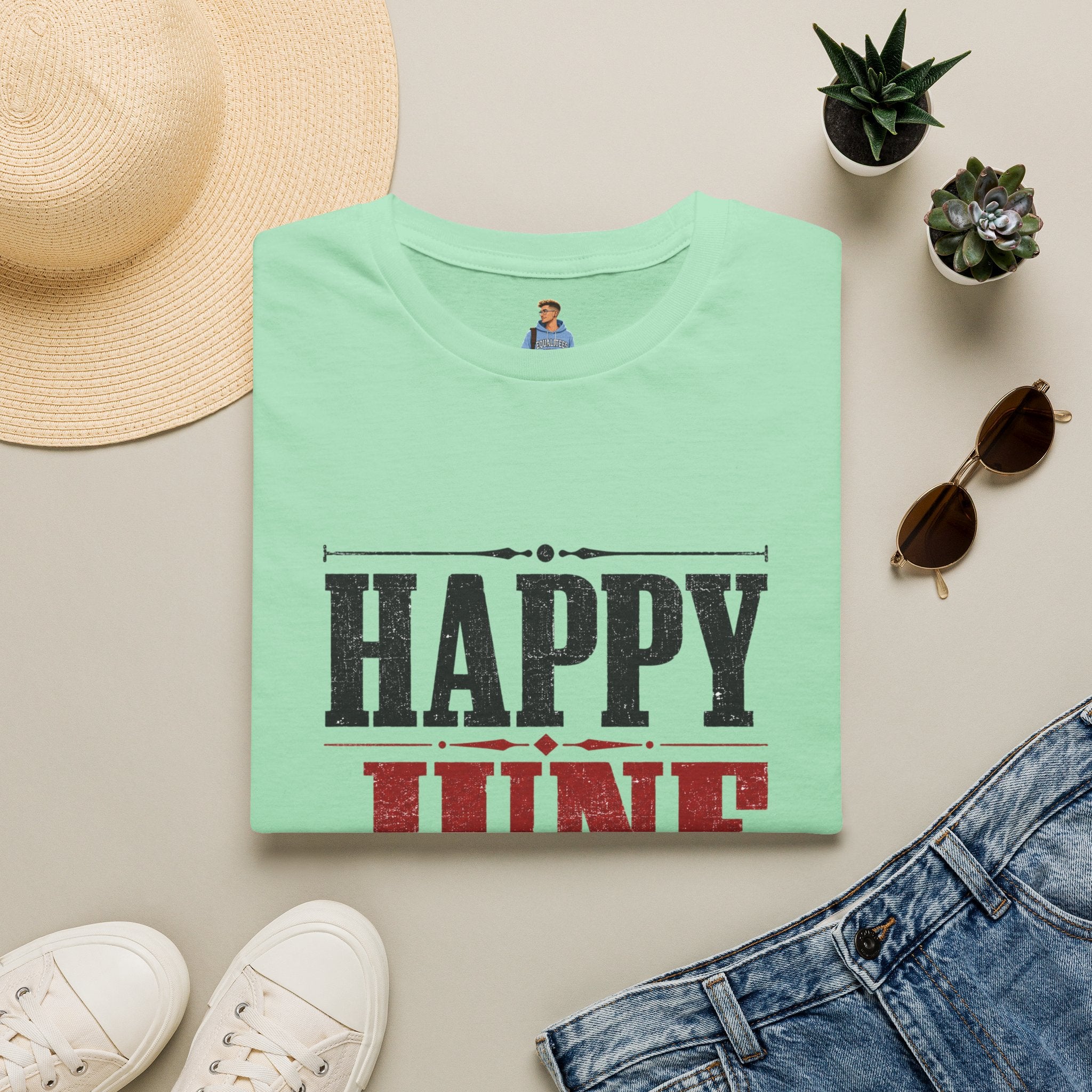 Juneteenth T-Shirt — "Happy Juneteenth" Celebration Tee