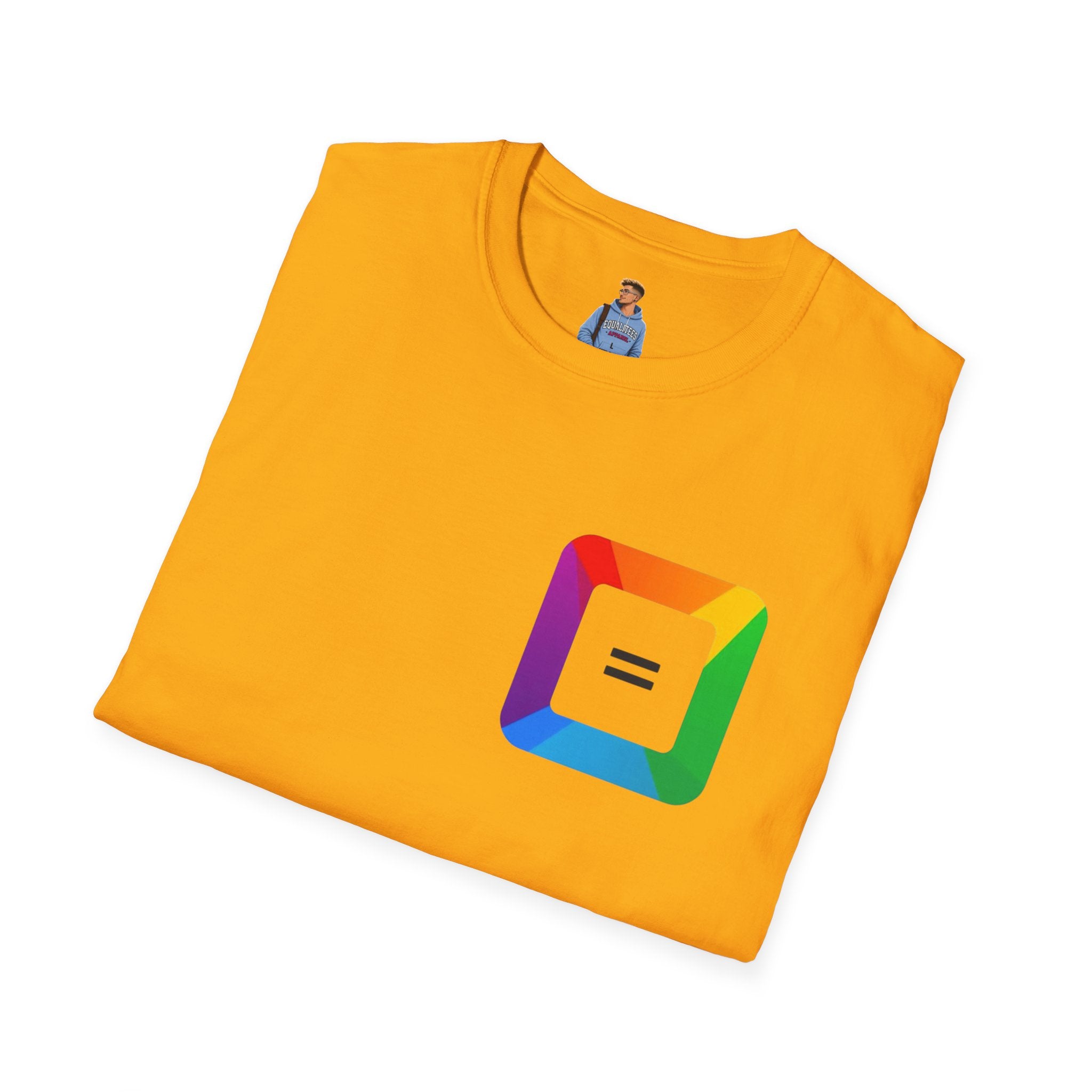 Pride-Theme Unisex Softstyle T-Shirt - "True freedom is Equality for ALL"