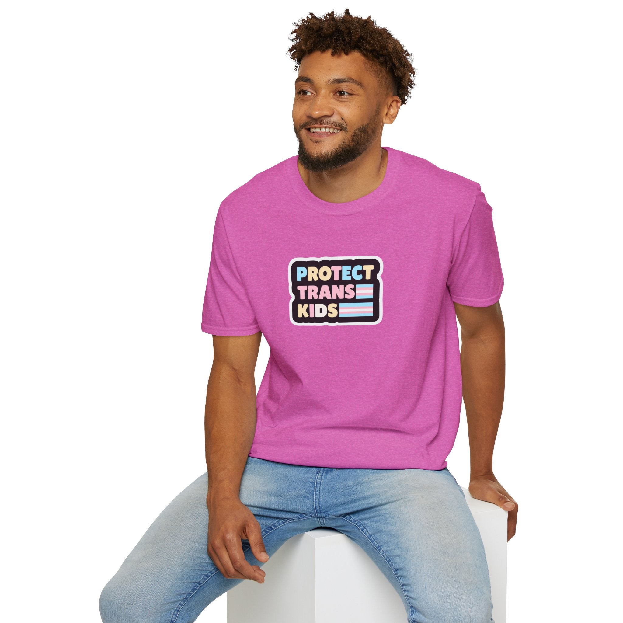 Camiseta unisex de estilo suave "Protect Trans Kids" - Empowerment &amp; Pride Apparel