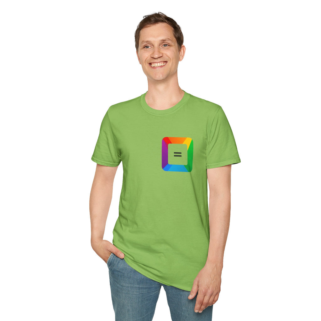Pride-Theme Unisex Softstyle T-Shirt - "True freedom is Equality for ALL"