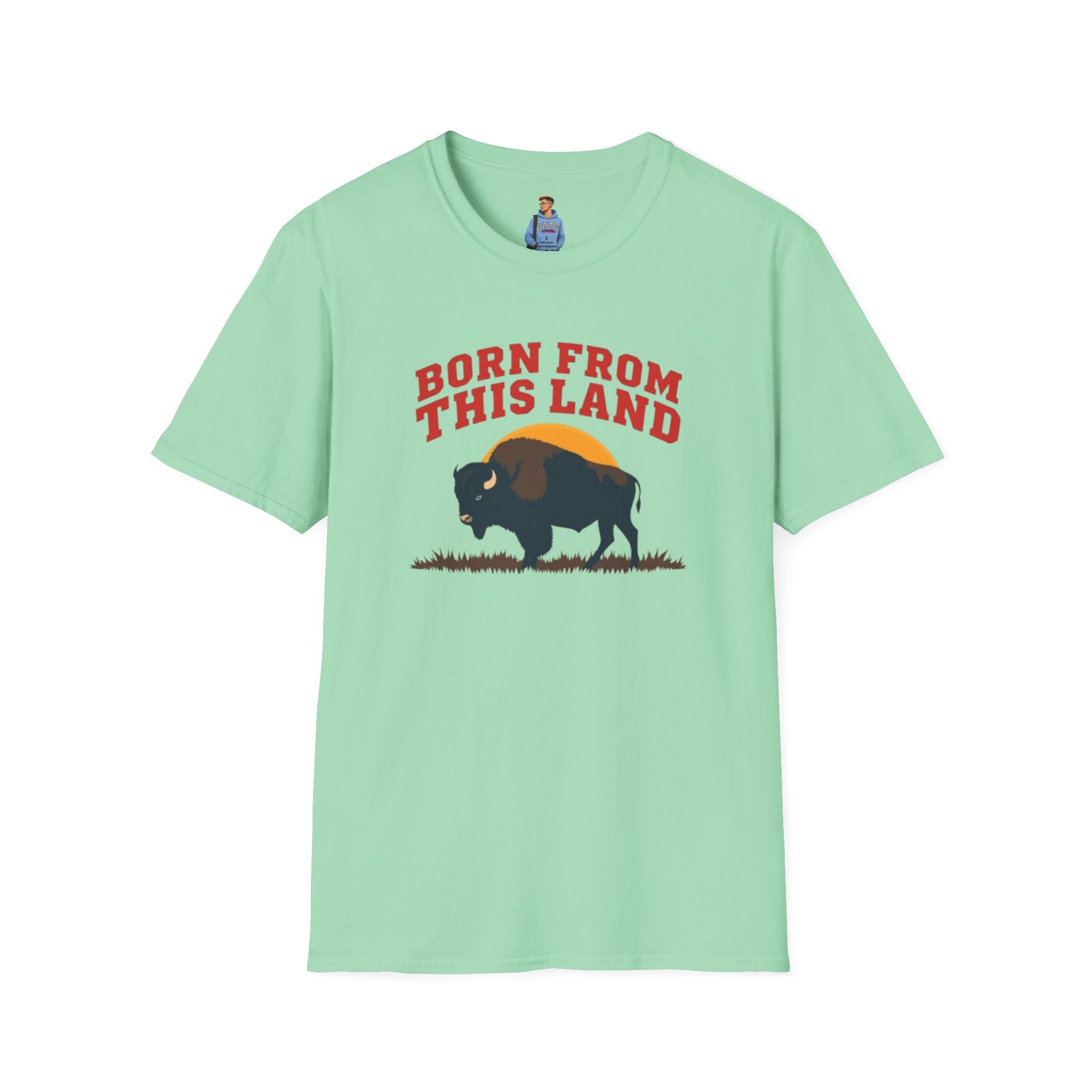 Born From this Land Native and Proud T-Shirt
