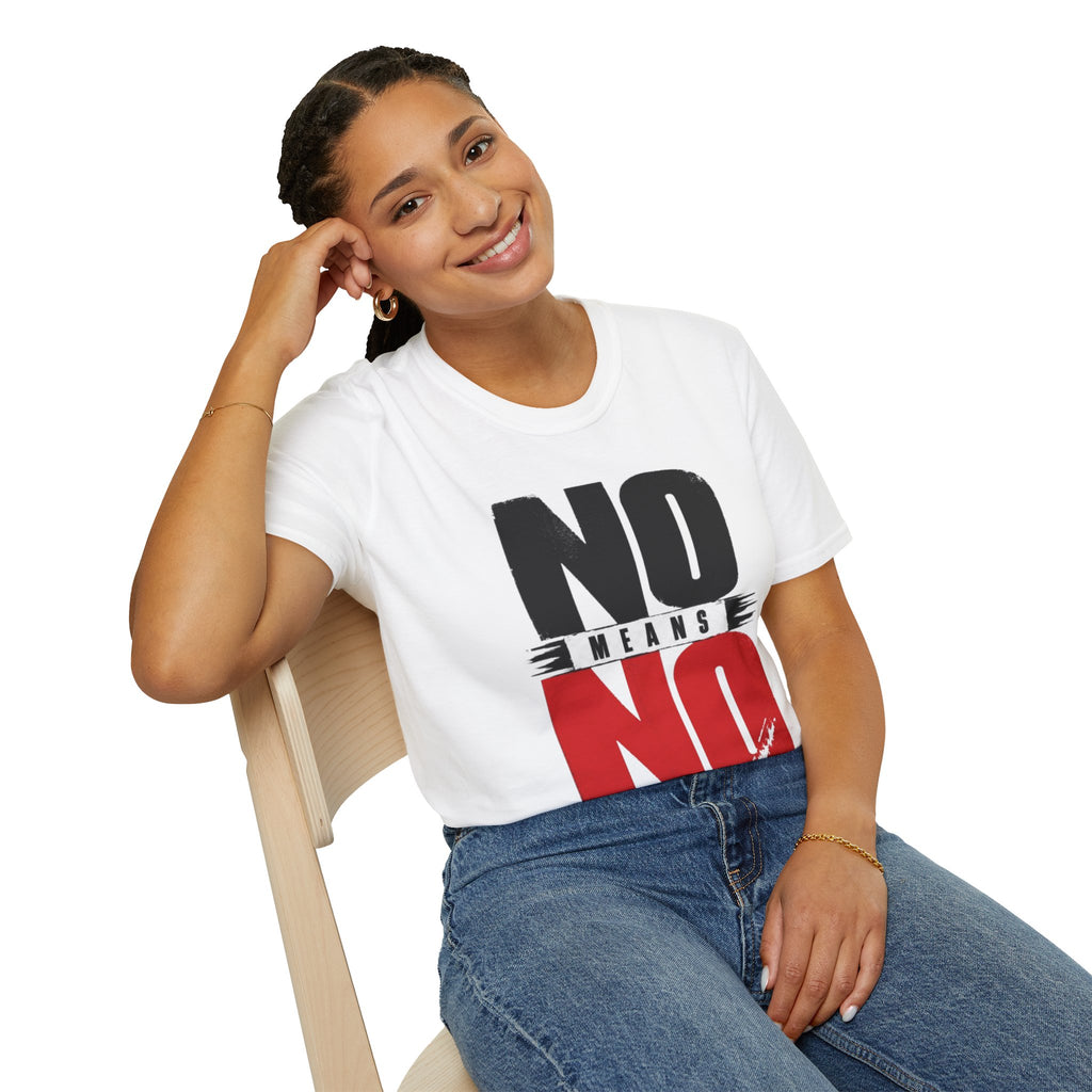 NO Means NO T-Shirt — Consent Awareness Graphic Tee