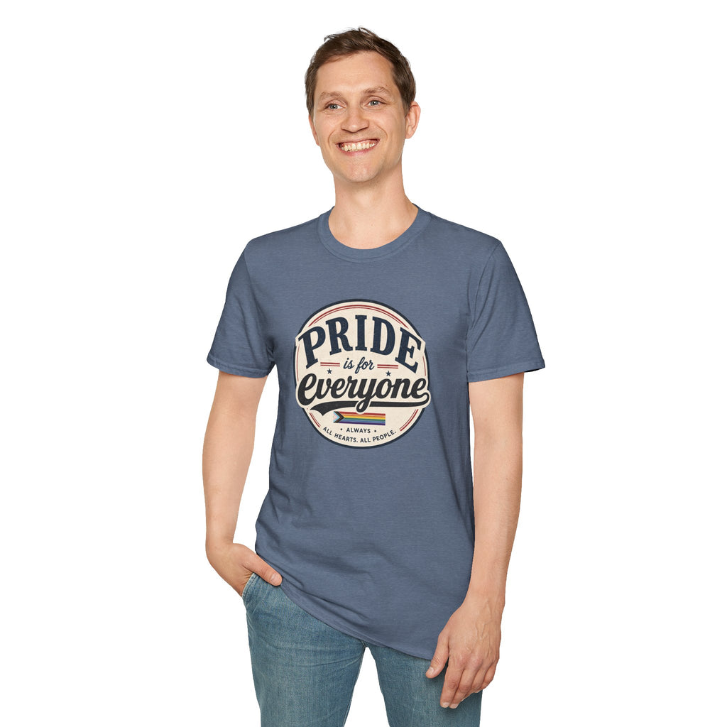 Pride Is for Everyone T-Shirt — Inclusive Retro Pride Tee