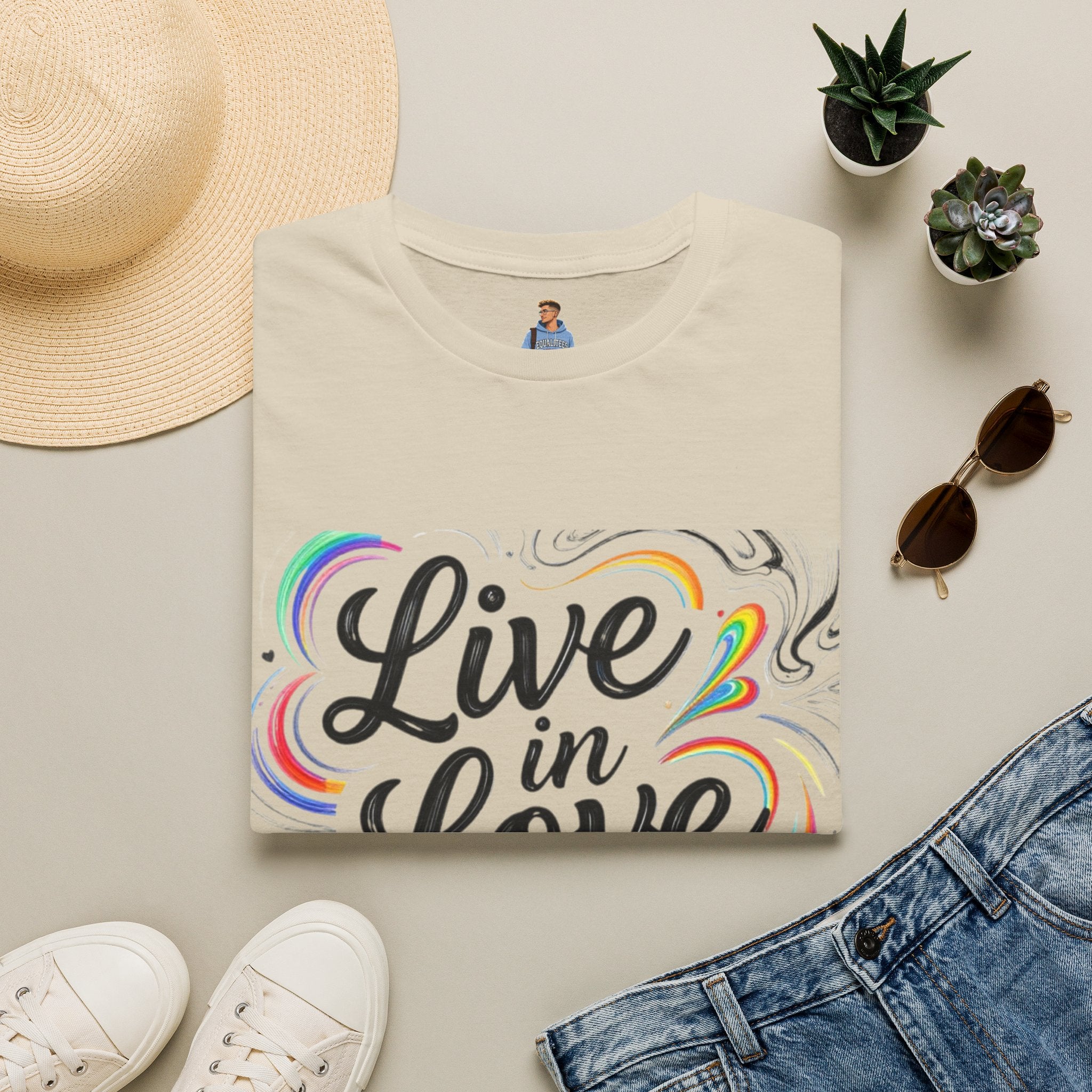 Live in Love Inspirational T-Shirt