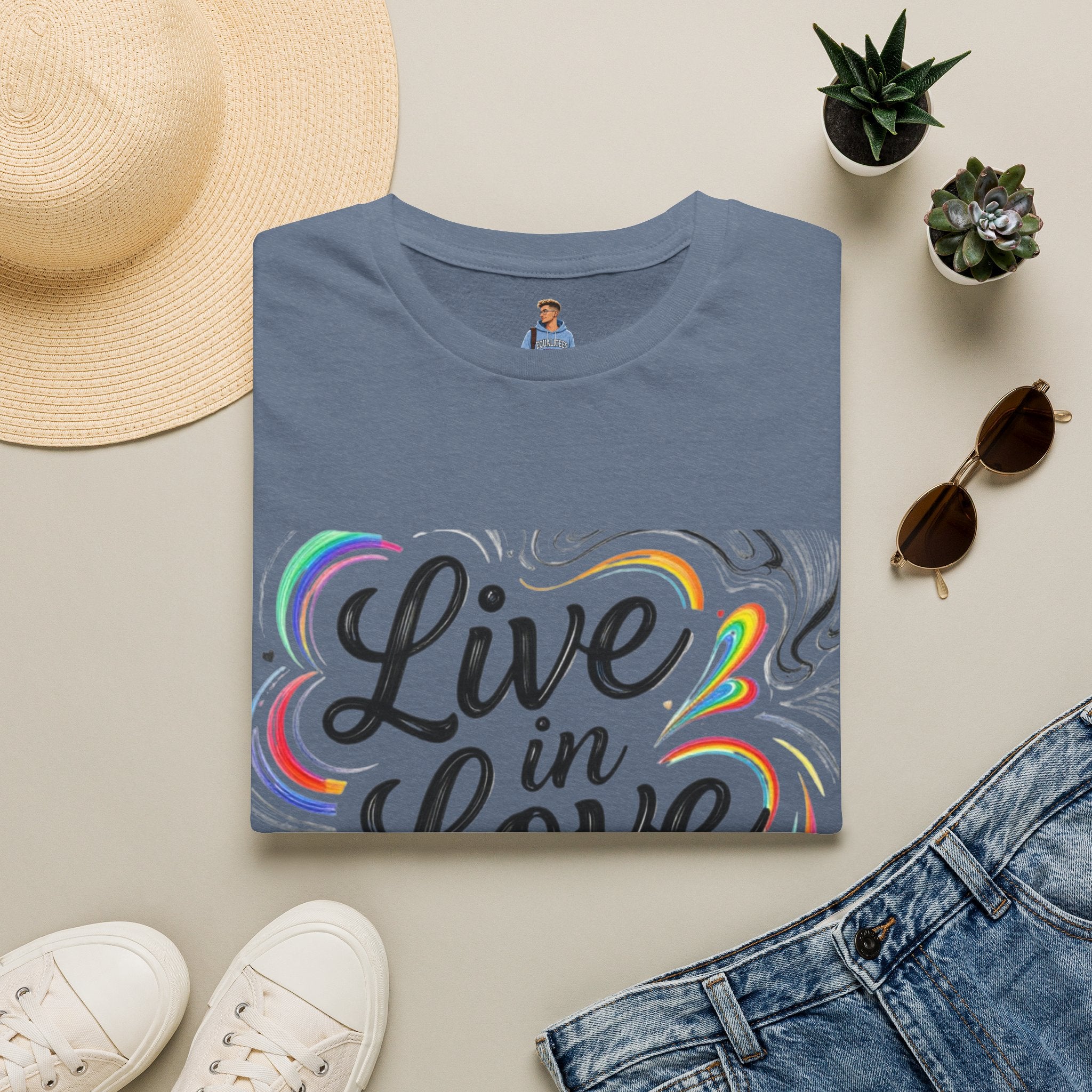 Live in Love Inspirational T-Shirt