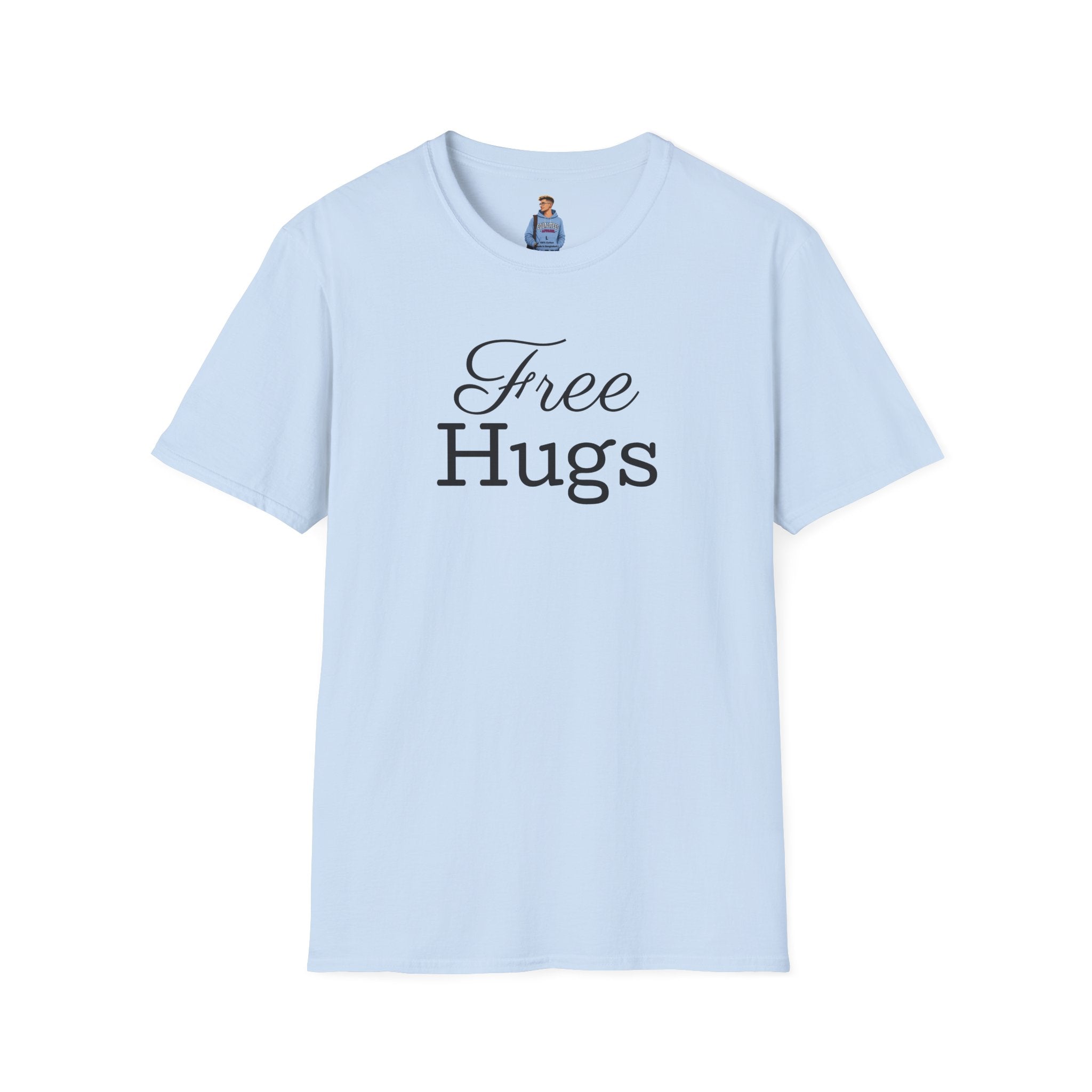 Camiseta unisex de estilo suave con mensaje de apoyo emocional
