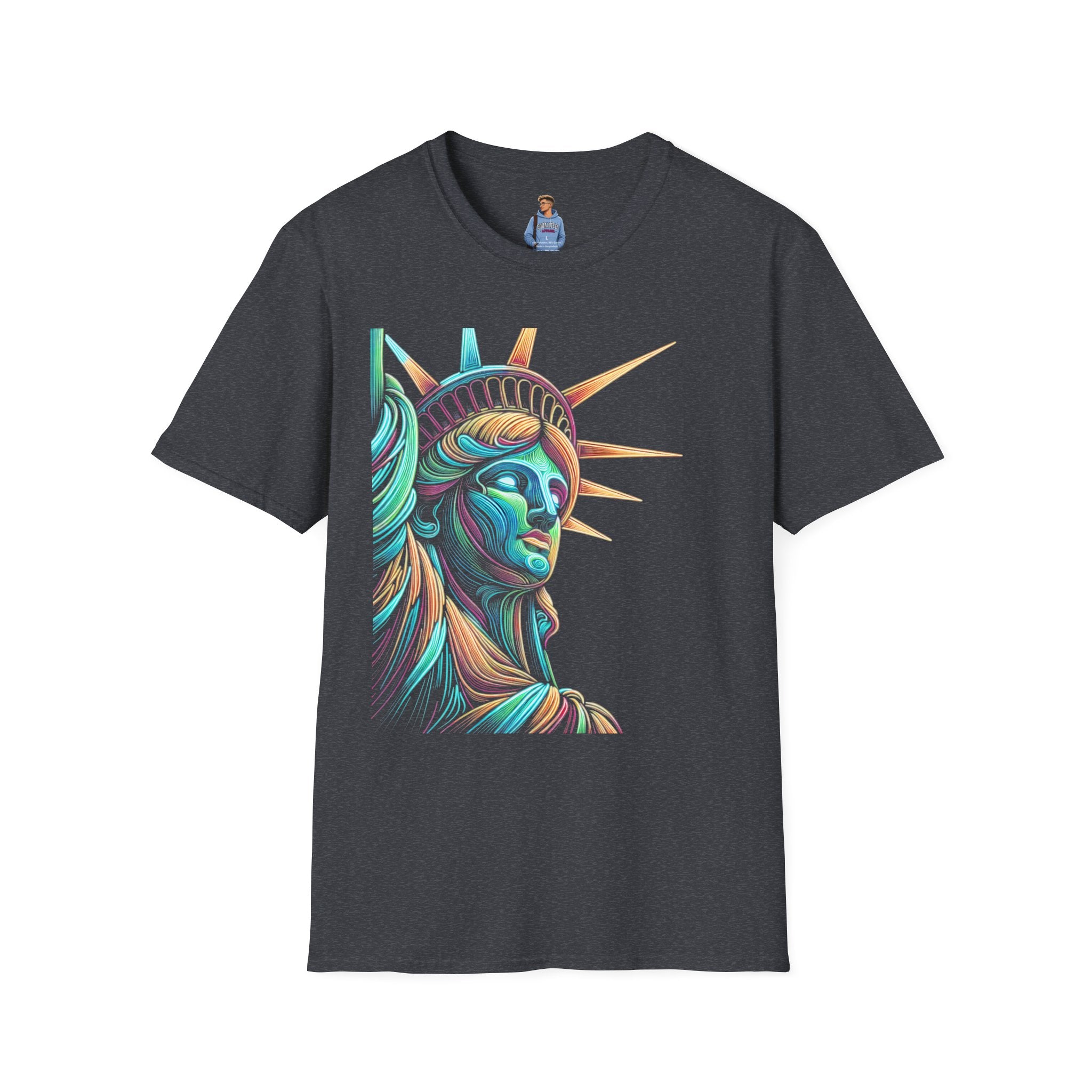 Lady Liberty - Softstyle Unisex T-Shirt