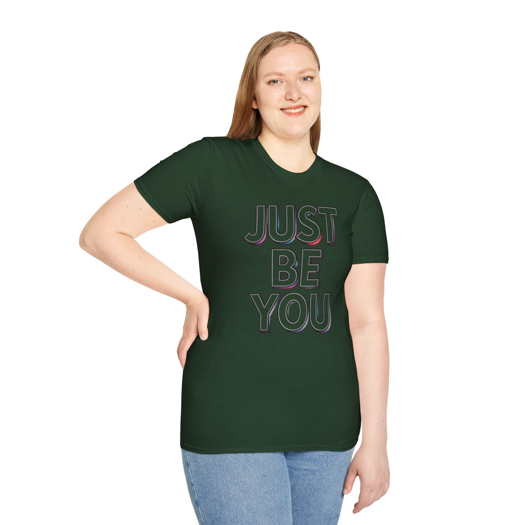 Just Be You T-Shirt — Inspirational Minimalist Graphic Tee