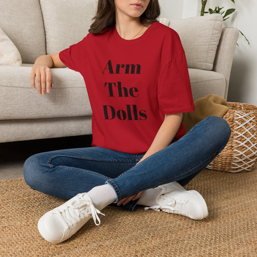 Arm The Dolls — Minimalist Statement T-Shirt