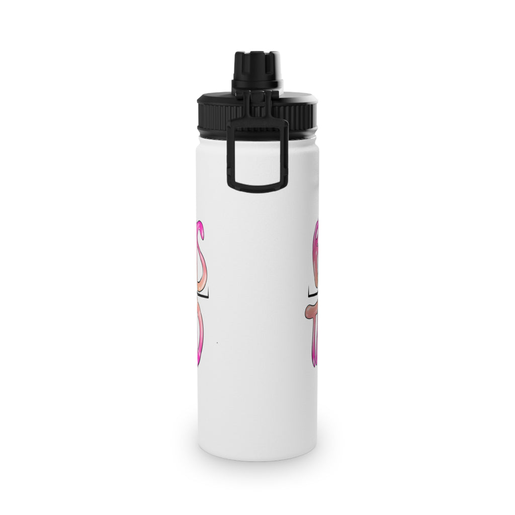 BTTF - Black Trans Travel Fund Logo Stainless Steel Sports Water Bottle