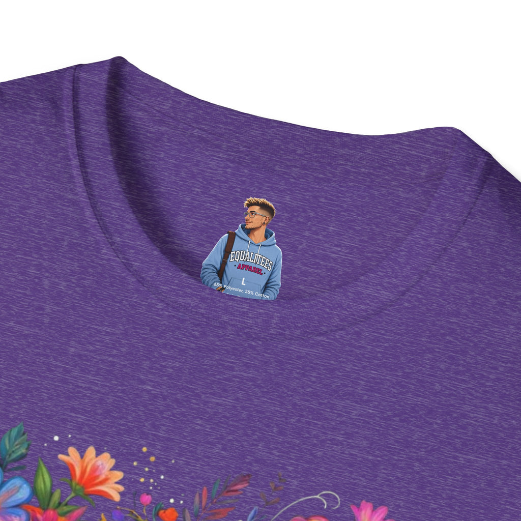 Floral 'FTP' Graphic T-Shirt