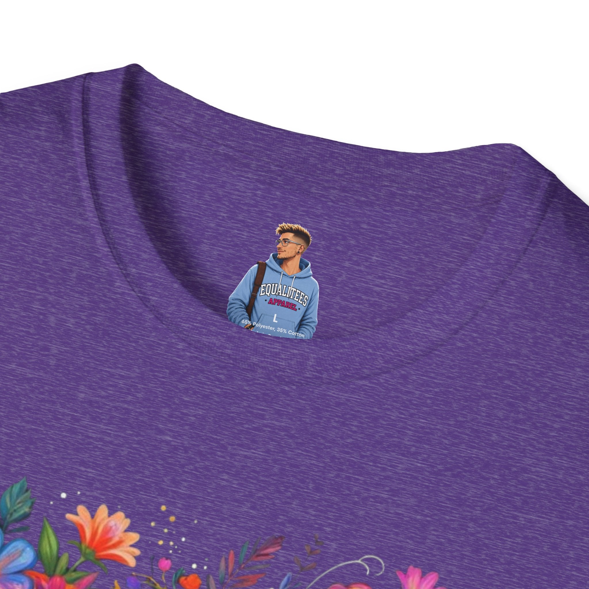 Floral 'FTP' Graphic T-Shirt