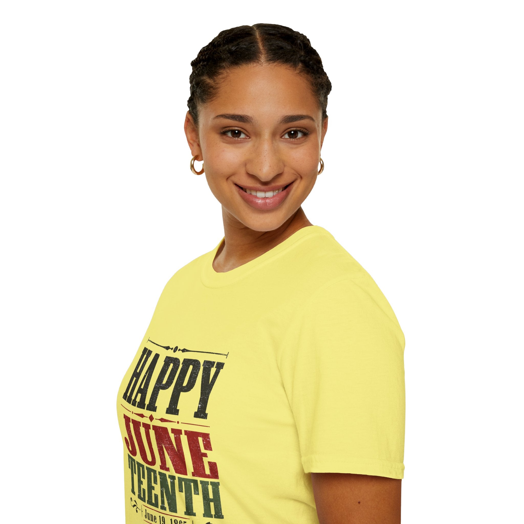 Juneteenth T-Shirt — "Happy Juneteenth" Celebration Tee