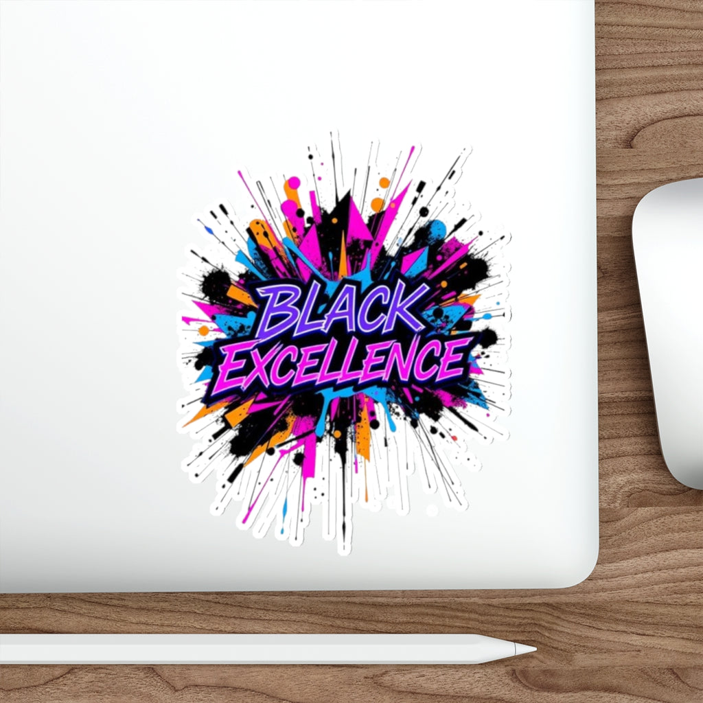 Die-Cut Stickers -  Black Excellence - EqualiTees.Me