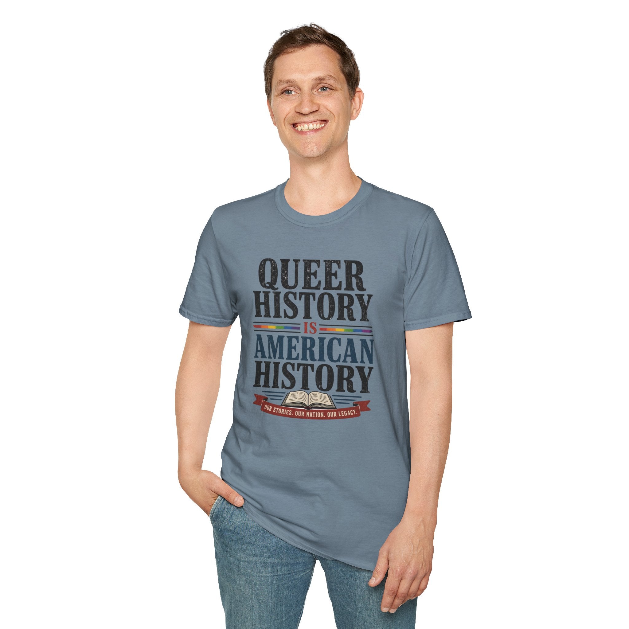 Queer History Is American — Graphic T-Shirt